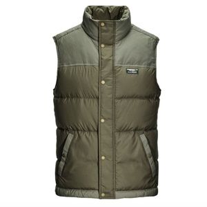 L.L. Bean Men's Mountain Classic Down Vest, Colorblock